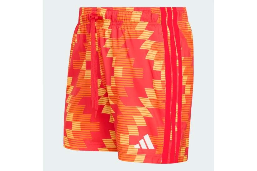Adidas Performance Soccer-Inspired Graphic Ανδρικό Μαγιό Σορτς Κόκκινο, Πορτοκαλί, Κίτρινο, Λευκό