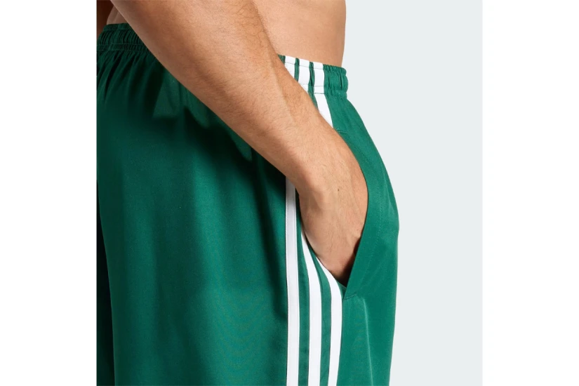Adidas Originals Adicolor 3-Stripes Ανδρικό Μαγιό Σορτς Κυπαρισσί, Λευκό