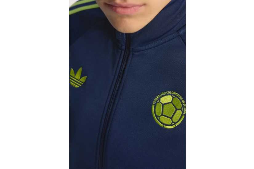 Adidas Originals Colombia Originals Ανδρική Πολυεστερική Ζακέτα Μπλε Σκούρο, Λαχανί