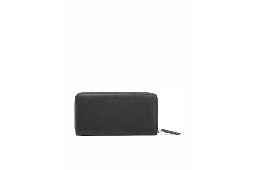 Calvin Klein Large Rfid Zip Around Γυναικείο Πορτοφόλι Μαύρο