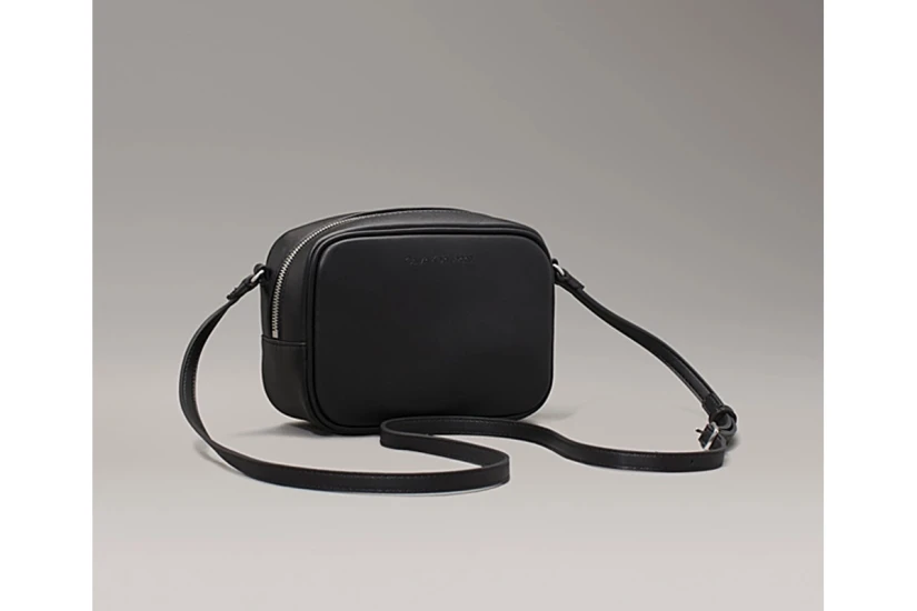 Calvin Klein Camera Bag Τσαντάκι Χιαστί - Ώμου Μαύρο, Λευκό