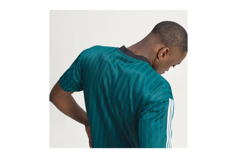 Adidas Originals Liverpool FC 95 Ανδρικό Κοντομάνικο T-Shirt Πετρόλ, Λευκό, Μαύρο