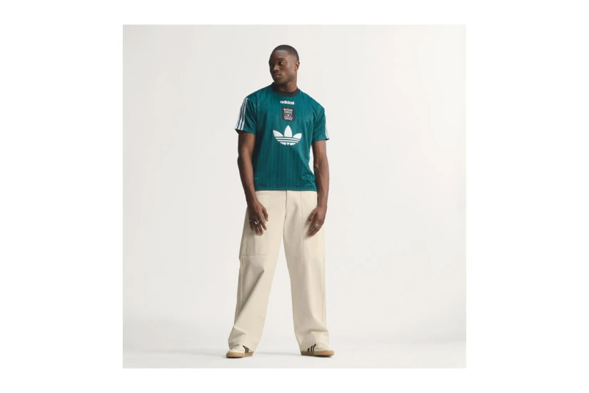 Adidas Originals Liverpool FC 95 Ανδρικό Κοντομάνικο T-Shirt Πετρόλ, Λευκό, Μαύρο