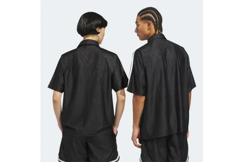 Adidas Originals Basketball Flame Πουκάμισο Κοντομάνικο Ανδρικό (KA9356)