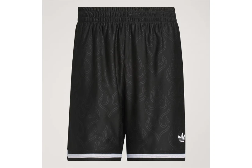 Adidas Originals Basketball Flame Ανδρική Μπασκετική Βερμούδα Μαύρη