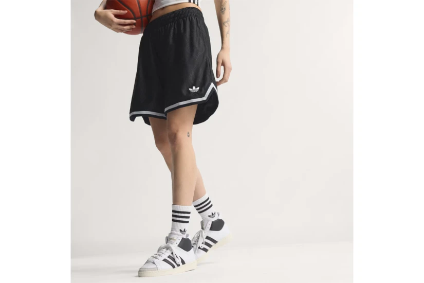 Adidas Originals Basketball Flame Ανδρική Μπασκετική Βερμούδα Μαύρη