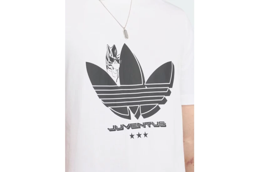 Adidas Originals Juventus Graphic Ανδρικό Κοντομάνικο T-Shirt Λευκό, Μαύρο