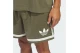 Adidas Originals Basketball Ανδρική Αθλητική Βερμούδα Λαδί, Εκρού