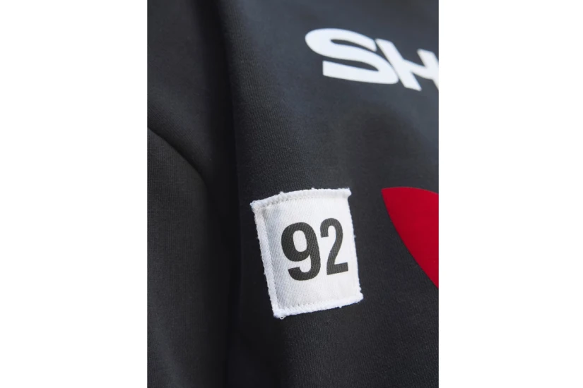 Adidas Originals Manchester United 90 Ανδρική Μακρυμάνικη Μπλούζα με Λαιμόκοψη Μαύρη