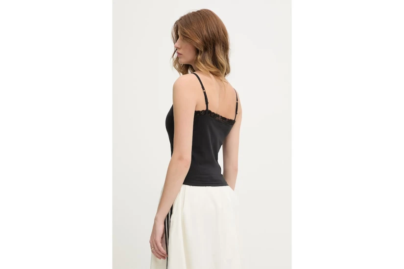 Adidas Originals Lace Γυναικείο Αμάνικο Top Μαύρο
