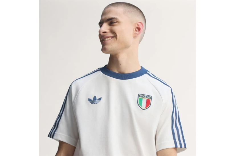 Adidas Originals Italy Originals Ανδρικό Κοντομάνικο T-Shirt Λευκό, Μπλε, Πράσινο, Κόκκινο