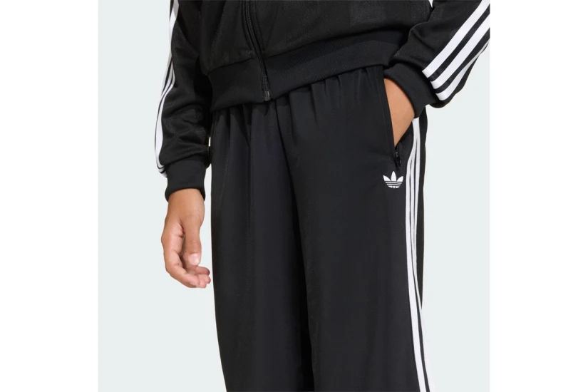 Adidas Originals Firebird Adicolor Αθλητική Βερμούδα Μαύρη, Λευκή