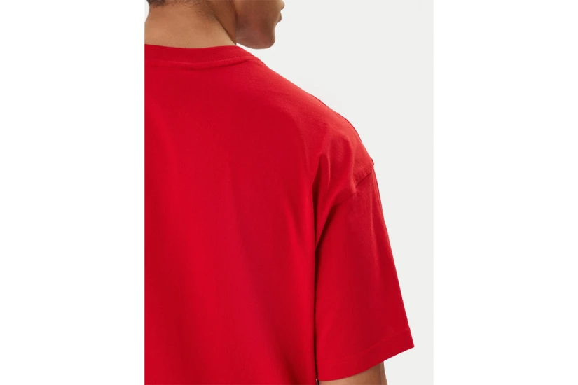 Adidas Originals Trefoil Essentials Overisized Ανδρικό Κοντομάνικο T-Shirt Κόκκινο 