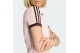 Adidas Originals 3-Stripes Γυναικείο Κοντομάνικο T-Shirt Ροζ, Καφέ