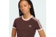 Adidas Originals 3-Stripes Γυναικείο Κοντομάνικο T-Shirt Καφέ, Ροζ