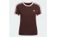 Adidas Originals 3-Stripes Γυναικείο Κοντομάνικο T-Shirt Καφέ, Ροζ