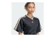 Adidas Originals Rouched Football Jersey Γυναικείο Κοντομάνικο T-Shirt Μαύρο, Κίτρινο, Εκρού