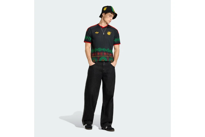 Adidas Originals Jamaica 26 X Bob Marley Εκτός Έδρας Ανδρική Φανέλα Εθνικής Τζαμάικα
