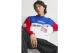 Adidas Originals Graphic Fifa 94 Ανδρική Μακρυμάνικη Μπλούζα με Λαιμόκοψη Λευκή, Ρουά, Κόκκινη