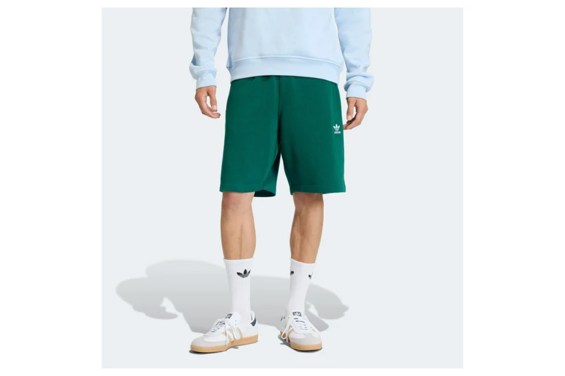 Adidas Originals Essentials Trefoil Ανδρική Αθλητική Βερμούδα Κυπαρισσί
