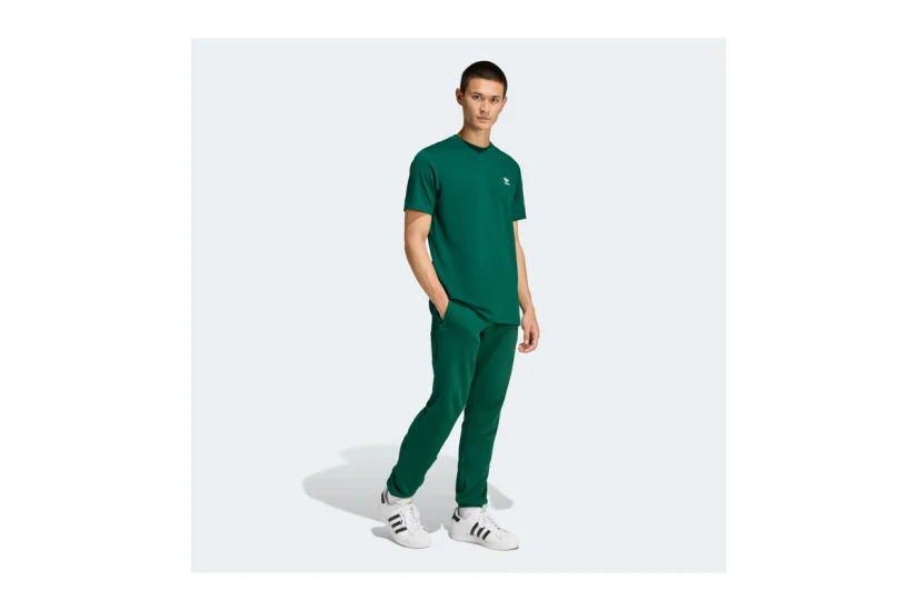 Adidas Originals Trefoil Essentials Ανδρικό Κοντομάνικο T-Shirt Κυπαρισσί