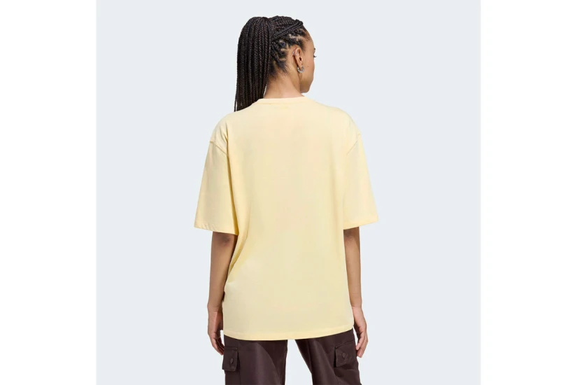 Adidas Originals Essentials Boyfriend Γυναικείο Κοντομάνικο T-Shirt Κίτρινο