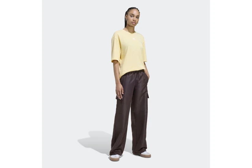 Adidas Originals Essentials Boyfriend Γυναικείο Κοντομάνικο T-Shirt Κίτρινο