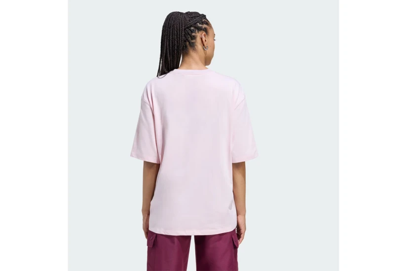 Adidas Originals Essentials Boyfriend Γυναικείο Κοντομάνικο T-Shirt Ροζ