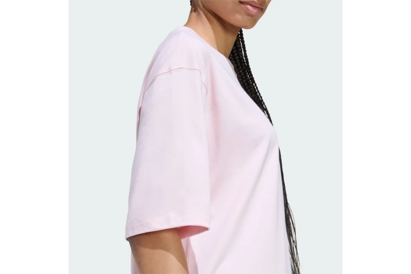 Adidas Originals Essentials Boyfriend Γυναικείο Κοντομάνικο T-Shirt Ροζ