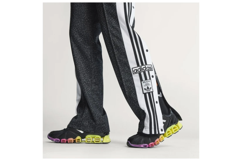 Adidas Originals AOP Adibreak Γυναικείο Παντελόνι Φόρμας Μαύρο, Λευκό, Ανθρακί