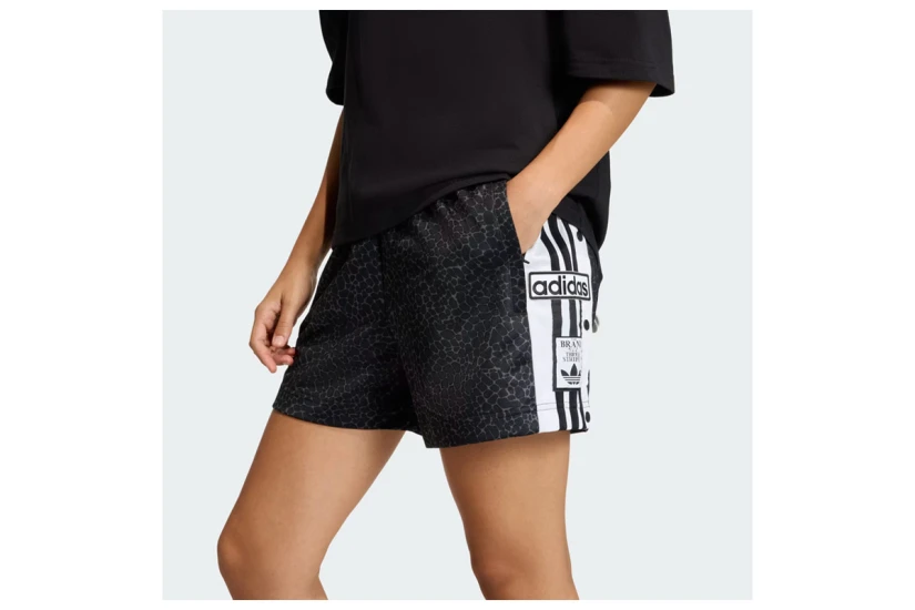 Adidas Originals AOP Adibreak Γυναικείο Αθλητικό Σορτς Μαύρο, Λευκό, Ανθρακί