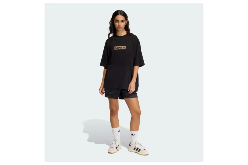 Adidas Originals AOP Adibreak Γυναικείο Αθλητικό Σορτς Μαύρο, Λευκό, Ανθρακί