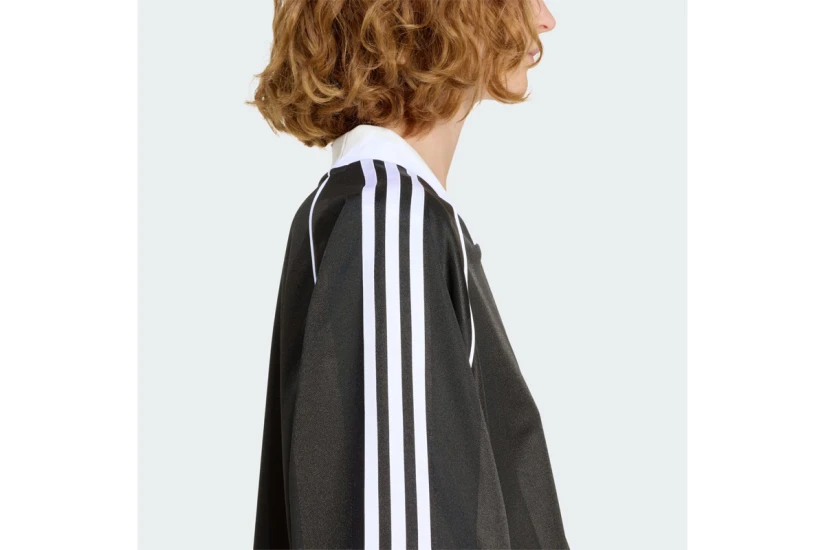 Adidas Originals 3-Stripes Jacquard Γυναικείο Κοντομάνικο T-Shirt Μαύρο, Λευκό