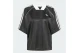 Adidas Originals 3-Stripes Jacquard Γυναικείο Κοντομάνικο T-Shirt Μαύρο, Λευκό