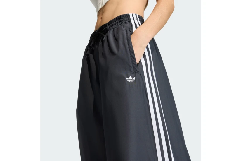 Adidas Originals Firebird Adilenium Γυναικείο Παντελόνι Φόρμας Μαύρο, Λευκό