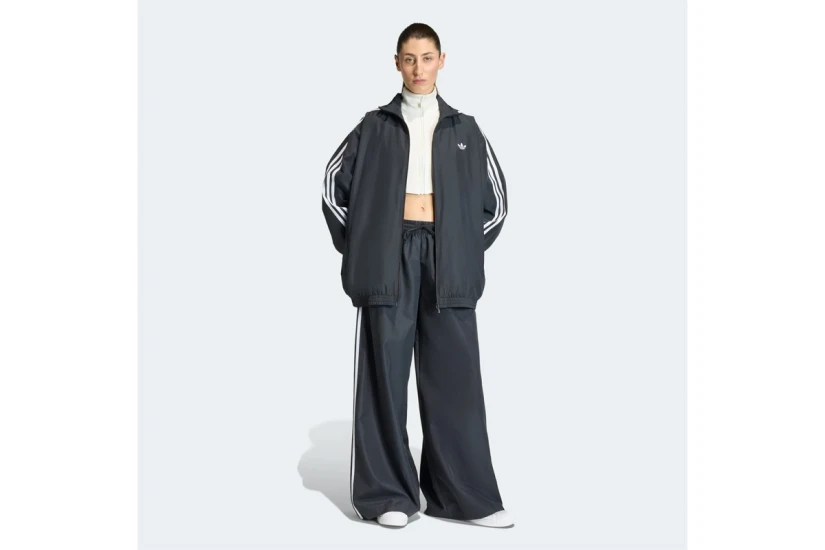 Adidas Originals Firebird Adilenium Γυναικείο Παντελόνι Φόρμας Μαύρο, Λευκό