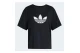 Adidas Originals Trefoil Boxy Γυναικείο Κοντομάνικο T-Shirt Μαύρο, Λευκό