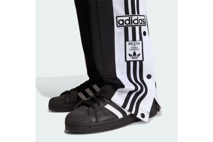 Adidas Originals Adibreak Γυναικείο Παντελόνι Φόρμας Μαύρο, Λευκό