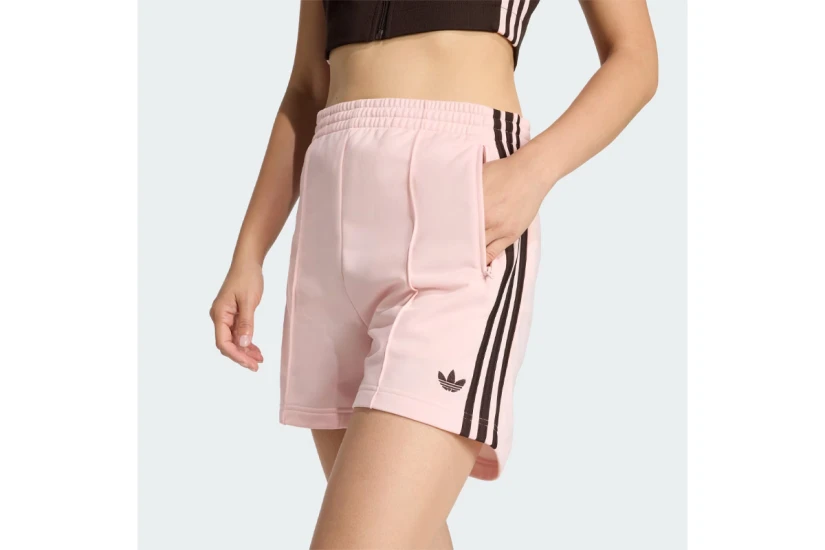 Adidas Originals Firebird Classic Γυναικείο Αθλητικό Σορτς Ροζ, Καφέ