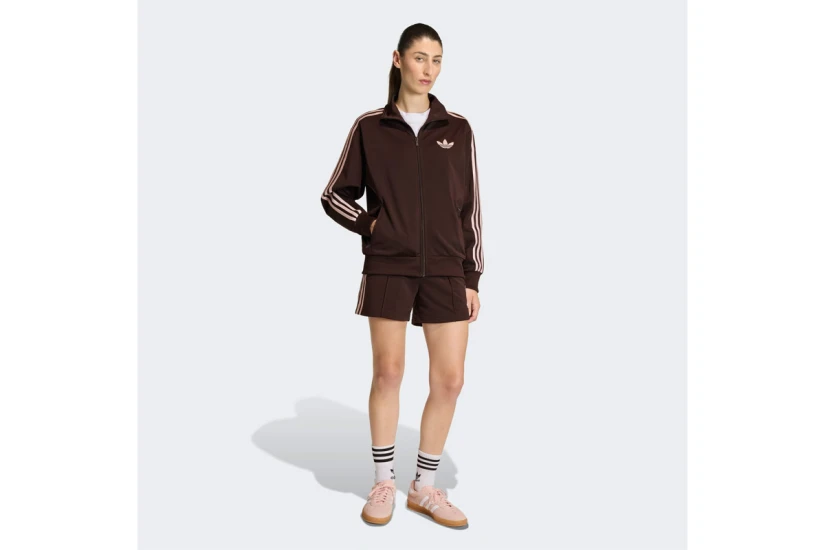 Adidas Originals Firebird Classic Γυναικείο Αθλητικό Σορτς Καφέ, Ροζ