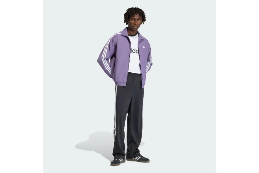 Adidas Originals Adibreak Classic Ανδρικό Παντελόνι Φόρμας Μαύρο, Λευκό