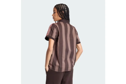 Adidas Originals Twill Football Jersey V-Neck T-Shirt Γυναικείο (KD5450)