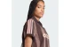 Adidas Originals Twill Football Jersey V-Neck Γυναικείο Κοντομάνικο T-Shirt Καφέ, Κόκκινο, Μπεζ