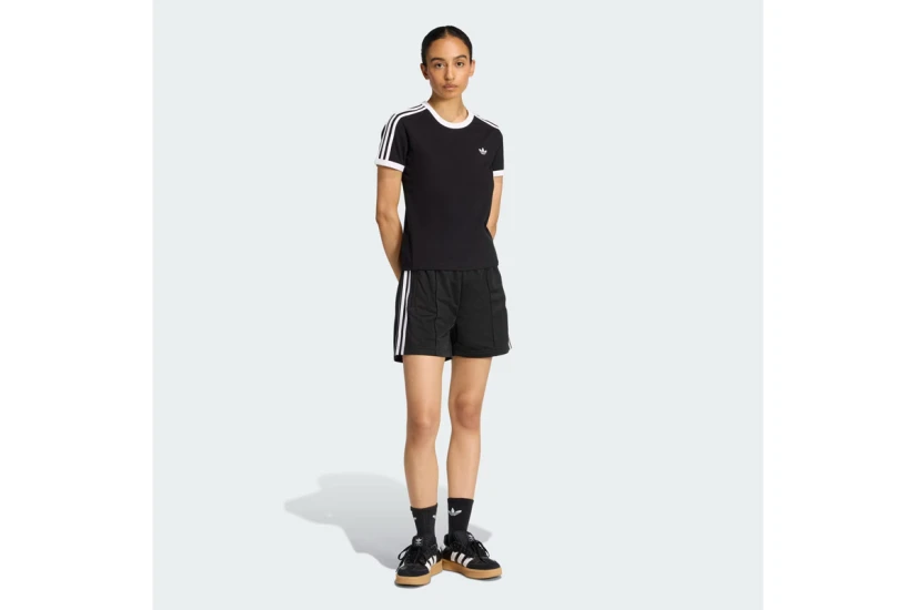 Adidas Originals Firebird Classic Γυναικείο Αθλητικό Σορτς Μαύρο, Λευκό