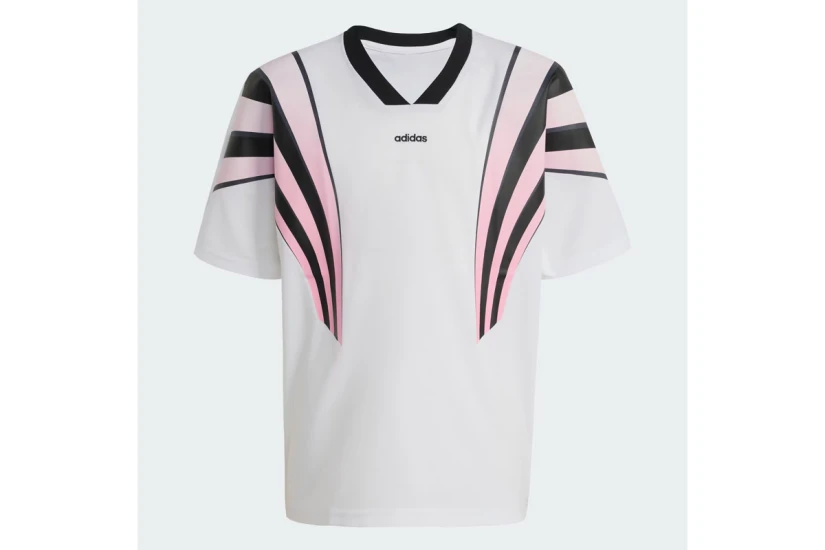 Adidas Originals Santiago Loose Batwing Παιδικό Κοντομάνικο T-Shirt Λευκό, Ροζ, Μαύρο