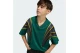 Adidas Originals Santiago Batwing Sleeve Loose Παιδική Φανέλα Κυπαρισσί, Κίτρινη, Μαύρη