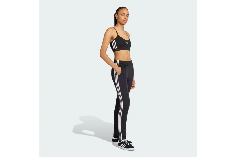 Adidas Originals 3-Stripes Γυναικείο Μπουστάκι Μαύρο, Λευκό