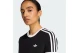 Adidas Originals 3-Stripes Γυναικείο Κοντομάνικο T-Shirt Μαύρο, Λευκό