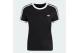 Adidas Originals 3-Stripes Γυναικείο Κοντομάνικο T-Shirt Μαύρο, Λευκό