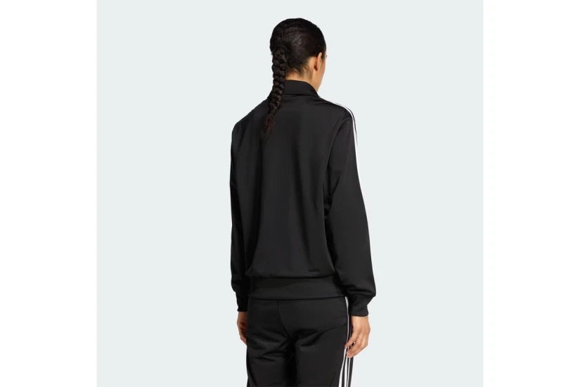 Adidas Originals Firebird Loose Γυναικεία Πολυεστερική Ζακέτα Μαύρη, Λευκή